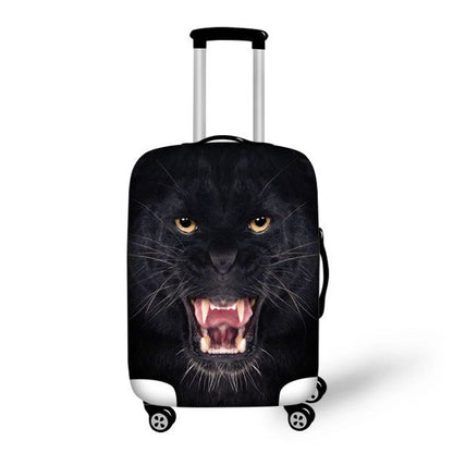 FORUDESIGNS Fashion Animal Print Luggage Cover Spandex Travel Suitcase Cover Waterproof Luggage Covers for 18-30 inch Suitcase