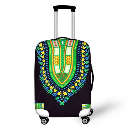 THIKIN African Protective Covers for Suitcases Travel Luggage Suitcase Cover Zipper Suit Thick 18-30 inch Storage Bag Case Cover