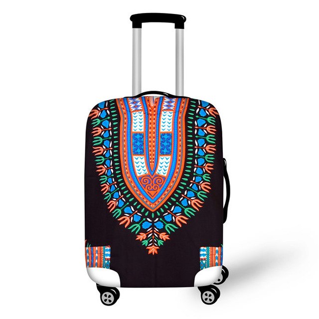 THIKIN African Protective Covers for Suitcases Travel Luggage Suitcase Cover Zipper Suit Thick 18-30 inch Storage Bag Case Cover