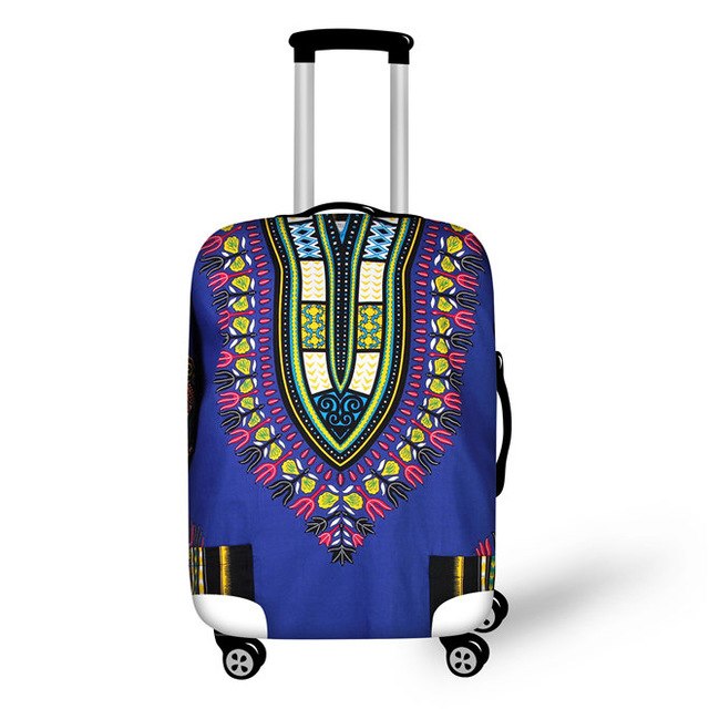 THIKIN African Protective Covers for Suitcases Travel Luggage Suitcase Cover Zipper Suit Thick 18-30 inch Storage Bag Case Cover