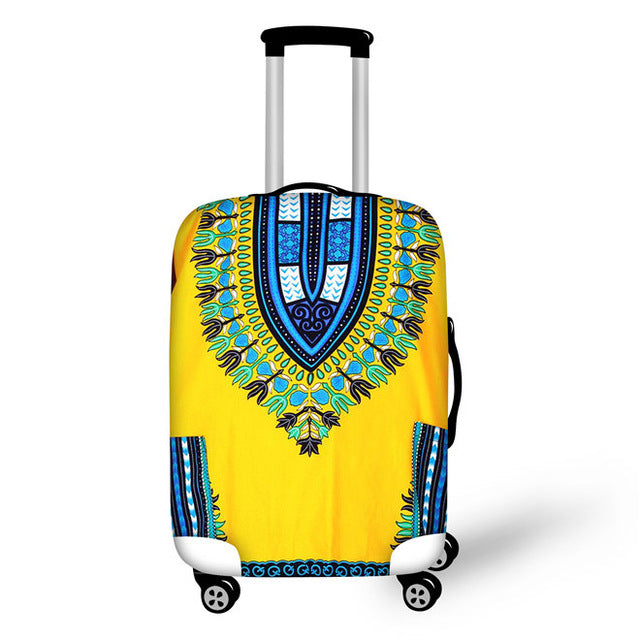 THIKIN African Protective Covers for Suitcases Travel Luggage Suitcase Cover Zipper Suit Thick 18-30 inch Storage Bag Case Cover