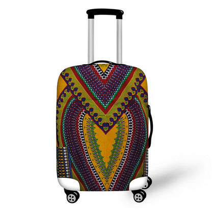 THIKIN African Protective Covers for Suitcases Travel Luggage Suitcase Cover Zipper Suit Thick 18-30 inch Storage Bag Case Cover