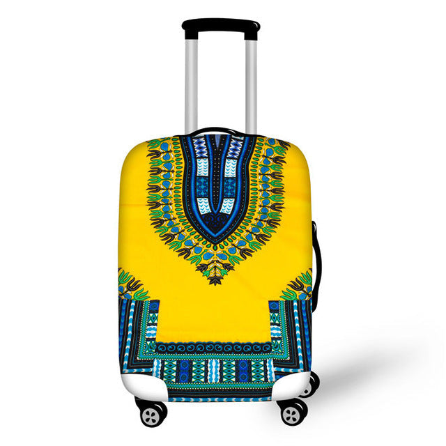 THIKIN African Protective Covers for Suitcases Travel Luggage Suitcase Cover Zipper Suit Thick 18-30 inch Storage Bag Case Cover