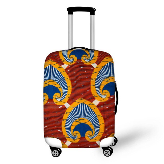 THIKIN African Protective Covers for Suitcases Travel Luggage Suitcase Cover Zipper Suit Thick 18-30 inch Storage Bag Case Cover
