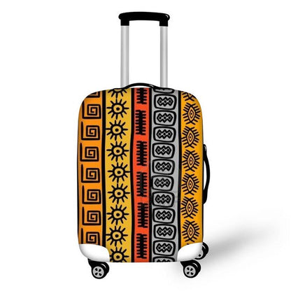 THIKIN African Protective Covers for Suitcases Travel Luggage Suitcase Cover Zipper Suit Thick 18-30 inch Storage Bag Case Cover