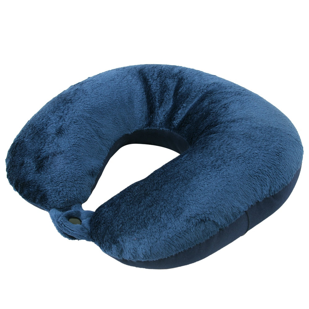 U Shaped Travel Pillow Nanoparticles Neck Pillow Travel pillow for Airplane Flight Foam particles Pillow for travel