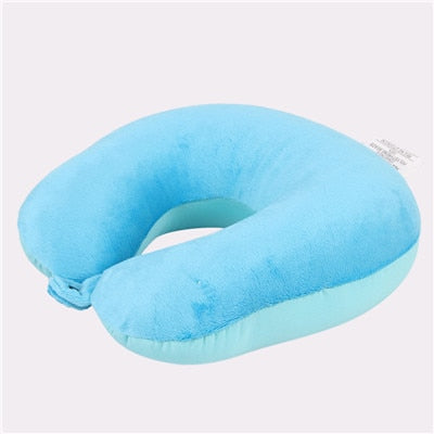 U Shaped Travel Pillow Nanoparticles Neck Pillow Travel pillow for Airplane Flight Foam particles Pillow for travel