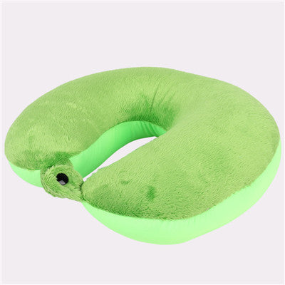 U Shaped Travel Pillow Nanoparticles Neck Pillow Travel pillow for Airplane Flight Foam particles Pillow for travel