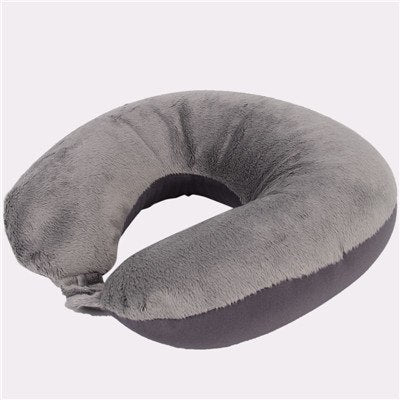 U Shaped Travel Pillow Nanoparticles Neck Pillow Travel pillow for Airplane Flight Foam particles Pillow for travel