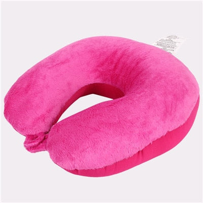 U Shaped Travel Pillow Nanoparticles Neck Pillow Travel pillow for Airplane Flight Foam particles Pillow for travel