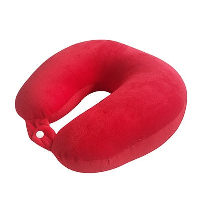 U Shaped Travel Pillow Nanoparticles Neck Pillow Travel pillow for Airplane Flight Foam particles Pillow for travel