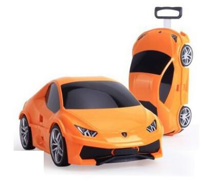 Children Rolling luggage suitcase Kids Suitcase Car Travel Luggage  Travel Trolley Suitcase for boys wheeled suitcase for kids