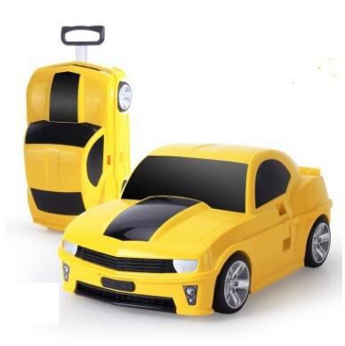 Children Rolling luggage suitcase Kids Suitcase Car Travel Luggage  Travel Trolley Suitcase for boys wheeled suitcase for kids