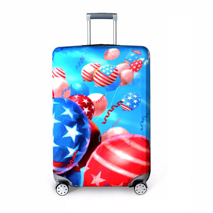 OKOKC World Map Elastic Thick Luggage Cover for Trunk Case Apply to 18''-32'' Suitcase,Suitcase Protective Cover Travel Accessor