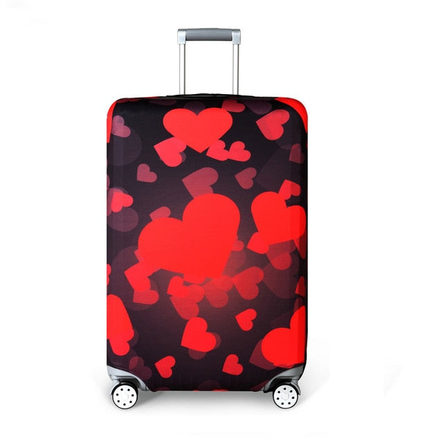 OKOKC World Map Elastic Thick Luggage Cover for Trunk Case Apply to 18''-32'' Suitcase,Suitcase Protective Cover Travel Accessor