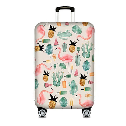 OKOKC World Map Elastic Thick Luggage Cover for Trunk Case Apply to 18''-32'' Suitcase,Suitcase Protective Cover Travel Accessor