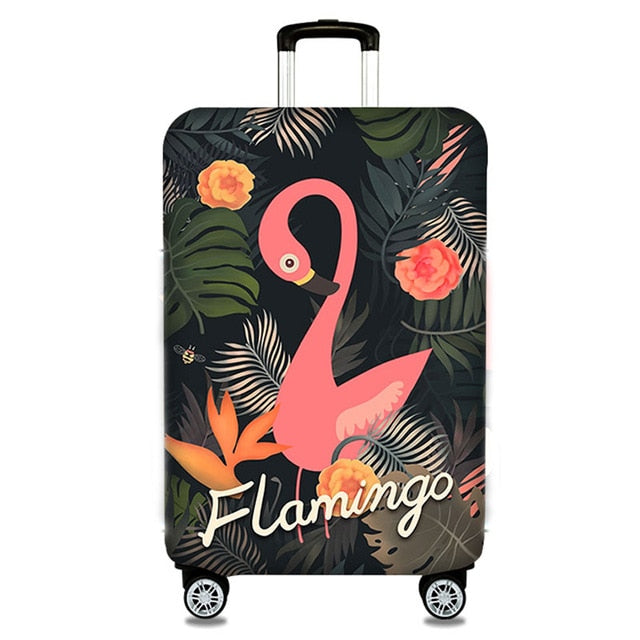 OKOKC World Map Elastic Thick Luggage Cover for Trunk Case Apply to 18''-32'' Suitcase,Suitcase Protective Cover Travel Accessor