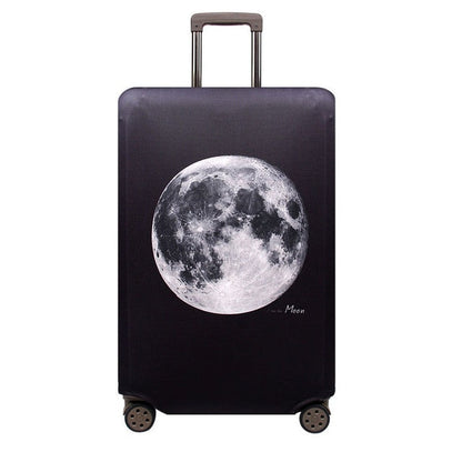 OKOKC World Map Elastic Thick Luggage Cover for Trunk Case Apply to 18''-32'' Suitcase,Suitcase Protective Cover Travel Accessor