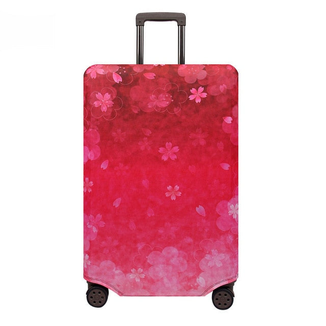 OKOKC World Map Elastic Thick Luggage Cover for Trunk Case Apply to 18''-32'' Suitcase,Suitcase Protective Cover Travel Accessor