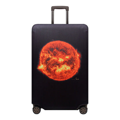 OKOKC World Map Elastic Thick Luggage Cover for Trunk Case Apply to 18''-32'' Suitcase,Suitcase Protective Cover Travel Accessor
