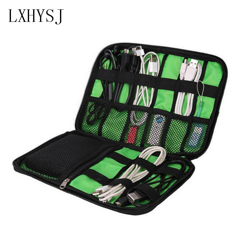 Electronic Accessories Travel Bag High-grade Nylon Waterproof Charger USB Data Cable Accessories package Travel accessories