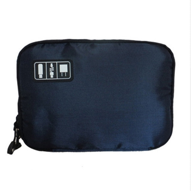 Electronic Accessories Travel Bag High-grade Nylon Waterproof Charger USB Data Cable Accessories package Travel accessories