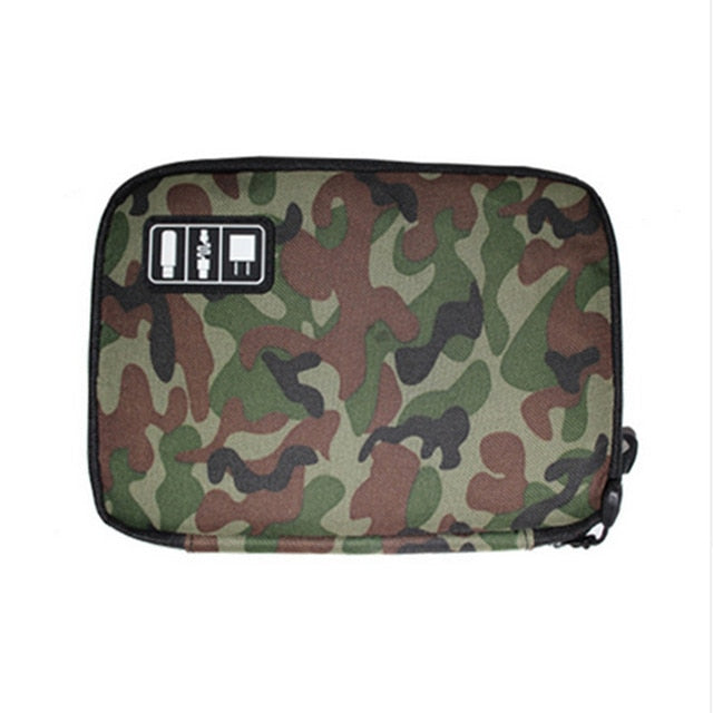 Electronic Accessories Travel Bag High-grade Nylon Waterproof Charger USB Data Cable Accessories package Travel accessories