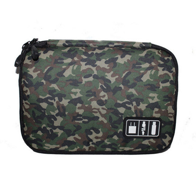Electronic Accessories Travel Bag High-grade Nylon Waterproof Charger USB Data Cable Accessories package Travel accessories
