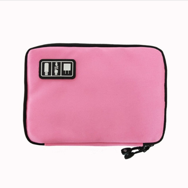 Electronic Accessories Travel Bag High-grade Nylon Waterproof Charger USB Data Cable Accessories package Travel accessories