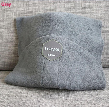 FREE SHIPPING Super soft neck support  cotton polyester travel pillow scarf for men and ladies