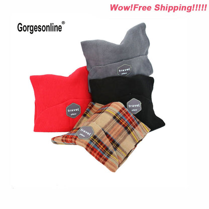 FREE SHIPPING Super soft neck support  cotton polyester travel pillow scarf for men and ladies