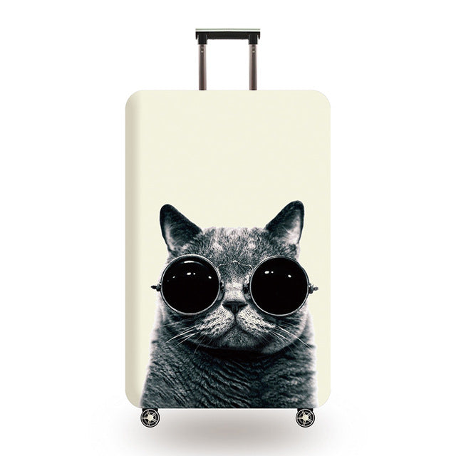 Suitcase Protective Cover Travel Elastic Luggage Cover Travel Accesories Luggage Dustproof Cover Apply to 18-32 inch Suitcase