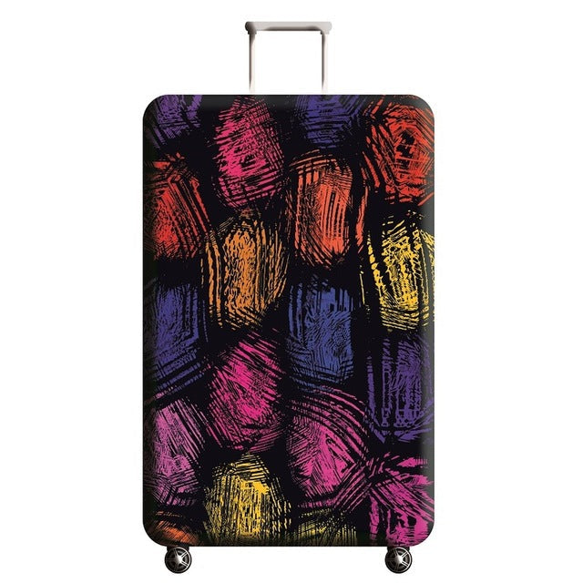 Suitcase Protective Cover Travel Elastic Luggage Cover Travel Accesories Luggage Dustproof Cover Apply to 18-32 inch Suitcase