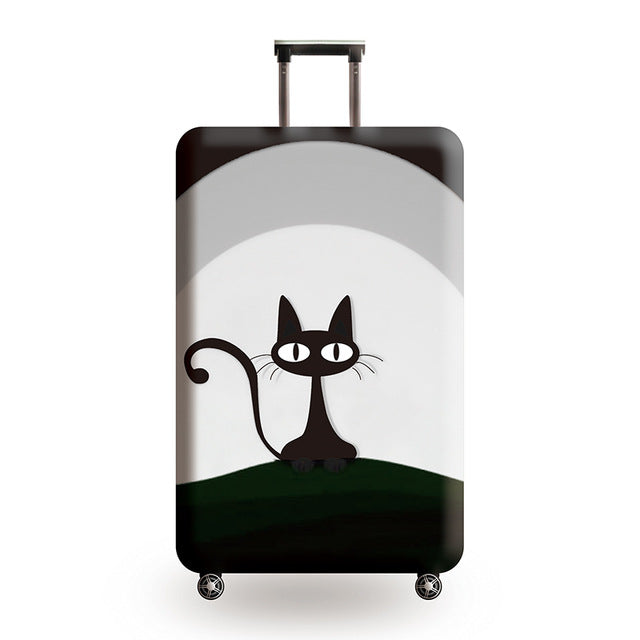 Suitcase Protective Cover Travel Elastic Luggage Cover Travel Accesories Luggage Dustproof Cover Apply to 18-32 inch Suitcase
