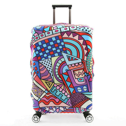 Suitcase Protective Cover Travel Elastic Luggage Cover Travel Accesories Luggage Dustproof Cover Apply to 18-32 inch Suitcase
