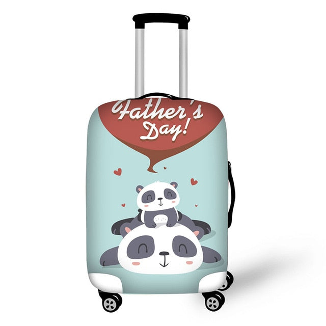 luggage cover protective suitcase cover travel accessories case for suitcase minions panda print design covers for trolley