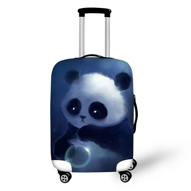 luggage cover protective suitcase cover travel accessories case for suitcase minions panda print design covers for trolley