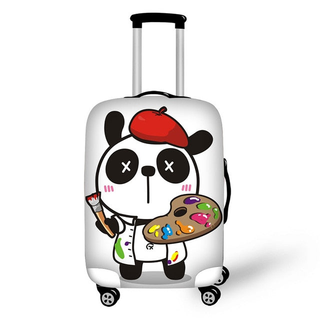 luggage cover protective suitcase cover travel accessories case for suitcase minions panda print design covers for trolley