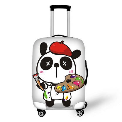 luggage cover protective suitcase cover travel accessories case for suitcase minions panda print design covers for trolley