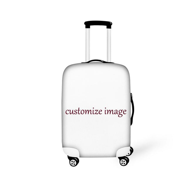 Customized Image Travel Luggage Suitcase Protective Cover Dachshund Dog print Stretch Dustproof Protective Cover Suitcase Cover