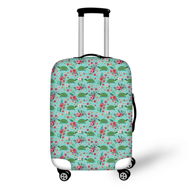 Customized Image Travel Luggage Suitcase Protective Cover Dachshund Dog print Stretch Dustproof Protective Cover Suitcase Cover