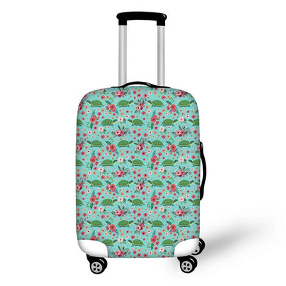 Customized Image Travel Luggage Suitcase Protective Cover Dachshund Dog print Stretch Dustproof Protective Cover Suitcase Cover