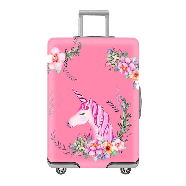 Luggage cover Elastic travel trolley suitcase  protective Baggage cover Cartoon suitcase cover Child Cartoon Travel Accessories