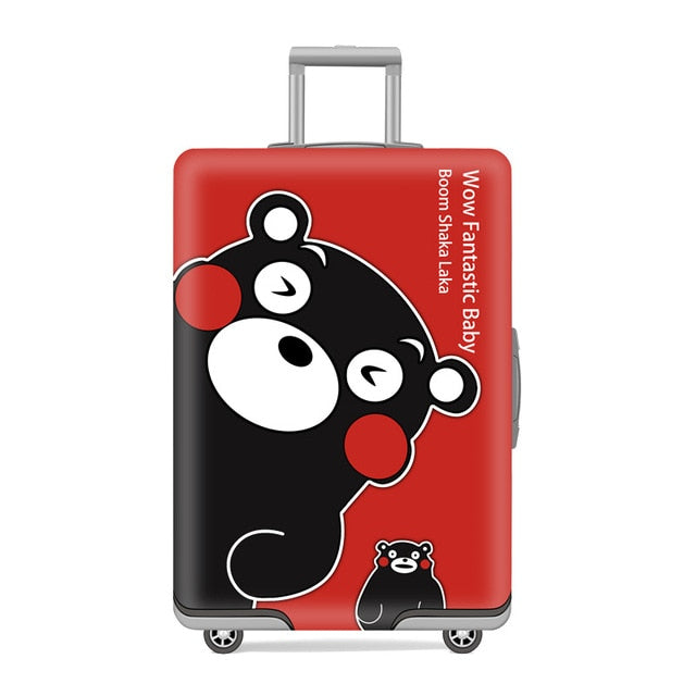 Luggage cover Elastic travel trolley suitcase  protective Baggage cover Cartoon suitcase cover Child Cartoon Travel Accessories