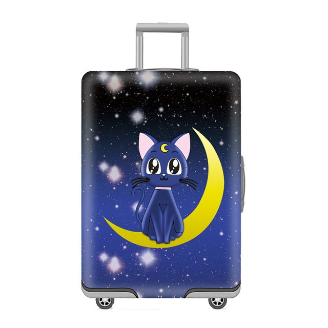 Luggage cover Elastic travel trolley suitcase  protective Baggage cover Cartoon suitcase cover Child Cartoon Travel Accessories