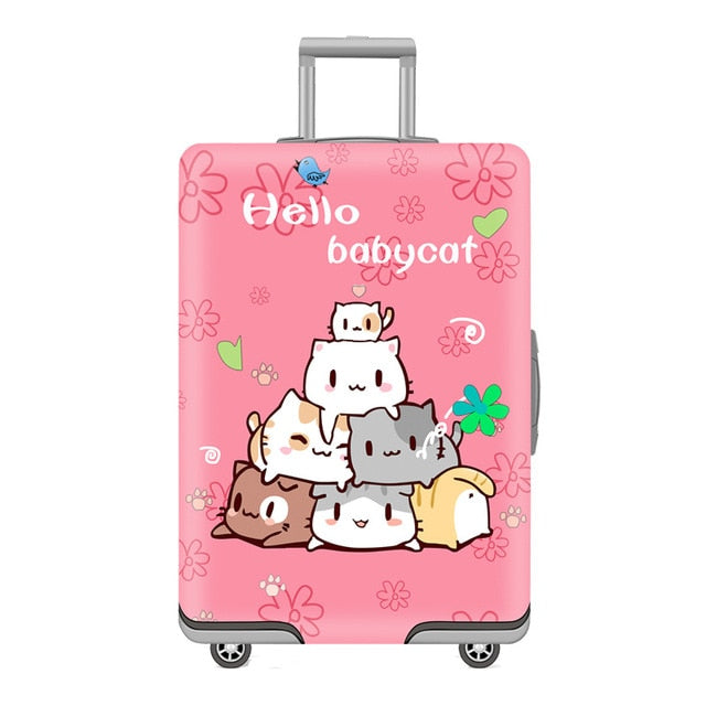 Luggage cover Elastic travel trolley suitcase  protective Baggage cover Cartoon suitcase cover Child Cartoon Travel Accessories