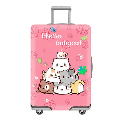 Luggage cover Elastic travel trolley suitcase  protective Baggage cover Cartoon suitcase cover Child Cartoon Travel Accessories