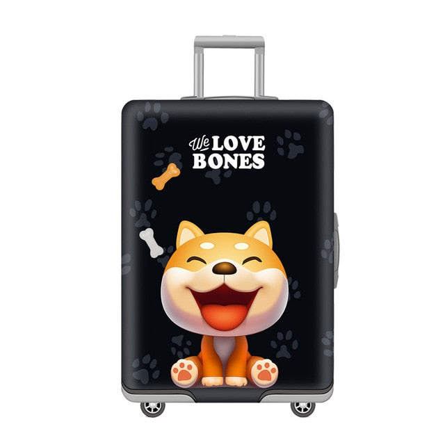 Luggage cover Elastic travel trolley suitcase  protective Baggage cover Cartoon suitcase cover Child Cartoon Travel Accessories