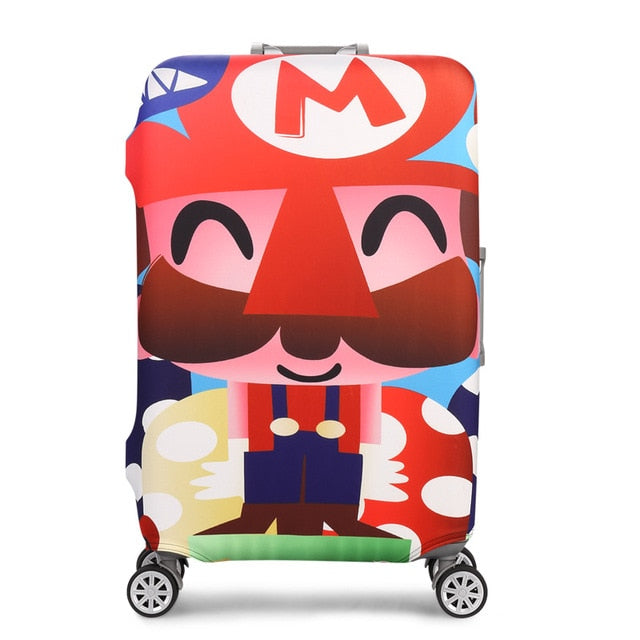 Luggage cover Elastic travel trolley suitcase  protective Baggage cover Cartoon suitcase cover Child Cartoon Travel Accessories