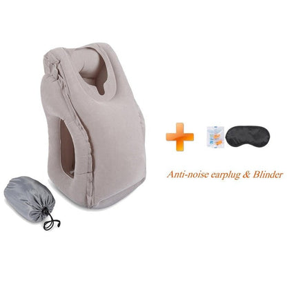 Inflatable Travel Pillow For Airplanes, Car/Train/Office/School Nap Travel Pillow For Sleeping Airplane Pillow